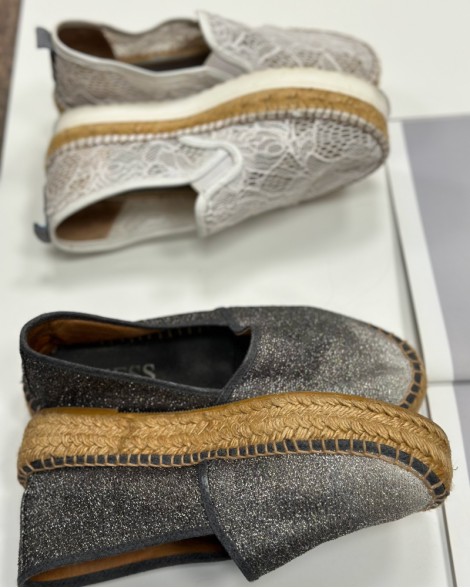Espadrilky dámské Guess černé s melírem